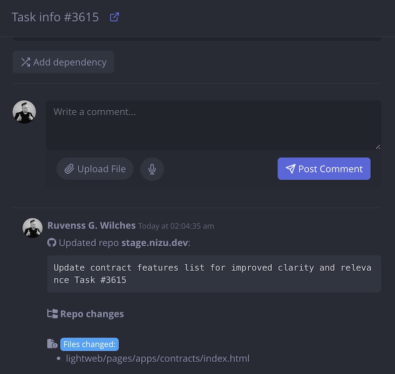 GitHub Integration Example